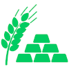 Commodities trading market icon
