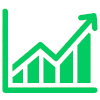 Stock indices trading market icon